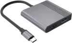 GEMBIRD USB-C to HDMI + DP adapter 4K