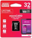 M&auml;lukaart GoodRam M1AA-0320R12 memory card 32 GB MicroSDHC Class 10 UHS-I