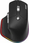 Hiir ACER Easy Fit wireless Mouse |2.4GHz and BT5.0 | Black | Acer