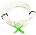 OEM SC/APC - SC/APC simplex 9/125 SM 3m arm.white 3mm B3 LSZH