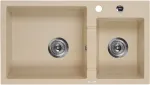 Deante 2-bowl granite sink
