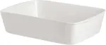 LA PORCELLANA BIANCA Anghiari lasagna dish - White, 35 x 25 cm