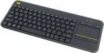 Klaviatuur Logitech Wireless Touch Keyboard K400 Plus Tastatur Tr&aring;dl&oslash;s Nordisk