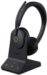 YEALINK WH68 Teams Juhtmega ja juhtmevaba peakomplekt USB Type-C Bluetooth Black k&otilde;nedele/muusikale