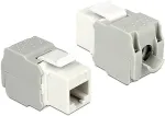 DeLOCK Keystone Modul RJ45 Buchse > LSA Cat.6 UTP wei&szlig;