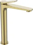 No name HIGH WASHBASIN MIXER NESTOS BRUSHED GOLD