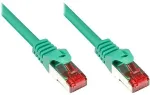 GoodConnections Patchkabel mit Rastnasenschutz, Cat. 6, S/FTP, PiMF, PVC, 250MHz, gr&uuml;n, 0,5m,
