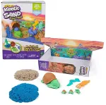 Spinmaster Spin Master Kinetic Sand Project Planet - Turtle Playset, Play Sand (680 grams of sand)