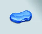 Fellowes Maus-Handgelenkauflage Crystal Gel blau