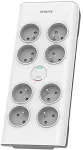UPS Philips SPN7080WA/60 surge protector White 8 AC outlet(s) 2 m