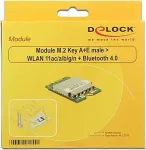 DeLOCK Modul M.2 Key A+E Stecker > WLAN 11ac/a/b/g/n + Bluetooth 4.0