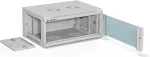 A-LAN ALANTEC 19" 4U 600x450 wall-mounted cabinet, grey