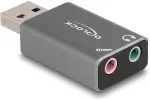 DELOCK Externe USB Soundkarte mit 2 x 3,5 mm Klinkenbuchse