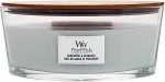 WoodWick Sagewood & Seagrass 453.6g - Scented Candle uniseks