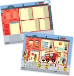 MELISSA & DOUG taaskasutatavad pehmed kleebised Linnak