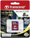M&auml;lukaart TRANSCEND SDHC 8GB Class10 UHS-I 600x Ultimate
