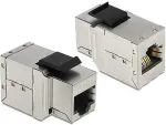 DELOCK Keystone RJ45 blue-Bu Cat6 metall