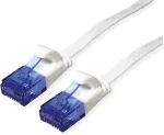VALUE Patchkabel Cat.6A (Class EA) UTP, extra-flach, wei, 3 m