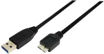 LOGILINK - USB-Kabel - 9-polig USB Typ A (M) - 10-polig Micro-USB Typ B (M) - 3 m (USB 3.0) (CU0028)