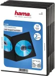 Toorikud HAMA Slim DVD Double Jewel Case pack of 10, black 51184