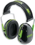 Uvex capsule ear prot. K1 black/green