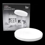 No name PLAFOND BOSTON 2X48W D60 RC 7200LMLED