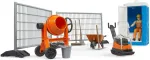 BRUDER bworld construction site set, backdrop