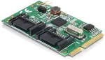 V&otilde;rgukaart DeLOCK Mini PCIe I/O PCIe full size 2 x SATA 6 Gb/s