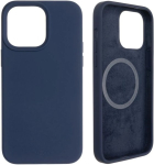 Fixed | MagFlow with MagSafe support | Back cover | Apple | iPhone 14 Pro Max | Liquid silicon | Blue
