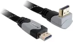 Delock Kabel HDMI A-A St/St gewinkelt oben grau 3m