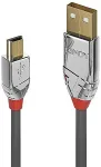 Lindy USB 2.0 Kabel Typ A/Mini-B Cromo Line M/M 7.5m