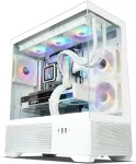 Korpus Zalman CHRONIX V2, ATX Mid Tower PC Case, 3 x 120mm ARGB Fans, White