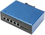 Digitus L&uuml;liti DIGITUS t&ouml;&ouml;stuslik 4+2-pordiline L2 hallatav Gigabit Etherneti l&uuml;liti 4 x GE RJ45 + 2 SFP porti