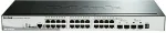D-Link 28-Port Gigabit Stackable PoE Smart Managed Switch including 2 x 10G SFP+ & 2 x SFP