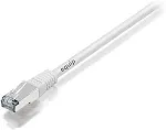 EQUIP Patchkabel Cat6 S/FTP 2xRJ45 50.00m wei&szlig; LSZH Polybeutel