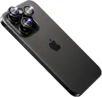 Fixed Sapphire Camera Glass iPhone 15Pro/15PM, black