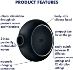Satisfyer &otilde;huimpulssvibraator Pro To Go 3, must