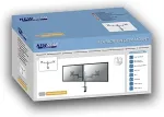 Neomounts TIS 10"-27" 2TFT 4Gelenke sil. Max.18KG