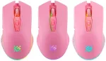 Hiir Defender Pandora RF wireless mouse pink 3200 dpi 7P