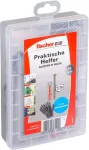 Fischer practical helpers garden & house, dowels (light grey/red, 71 pieces)