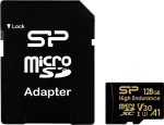 M&auml;lukaart Silicon Power microSDXC 128GB High Endurance + adapter