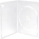 Toorikud MEDIARANGE DVD-Leerh&uuml;lle schmal f&uuml;r 1 Dics 7mm transparent
