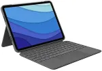 Tahvelarvuti Logitech Combo Touch Tastatur-Case Dunkelgrau f&uuml;r iPad Pro 11 Zoll (1./2./3./4. Generation), Hintergrundbeleuchtete Tastatur und pr&auml;zises Trackpad