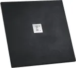 No name SHOWER TRAY STRATO 90X90CM BLACK