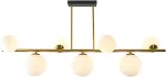 No name Pendant light rail H52CM 7XG9 gold