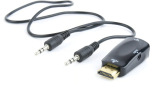 Noname C-TECH HDMI to VGA + Audio adapter, M/F