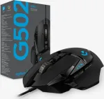 Hiir Logitech G502 HERO, wired gaming mouse, black