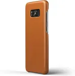 Mujjo Kaitse&uuml;mbris Samsung Galaxy S8+, naturaalsest nahast, pruun,