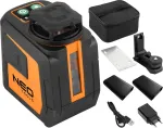 NEO TOOLS Laser płaszczyznowy 20 m, 5 linii, zielony, etui, magnetyczny uchwyt