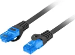 LANBERG | Patchcord Cat.6A S/FTP LSZH CCA | PCF6A-10CC-1500-BK | 15 m | Black